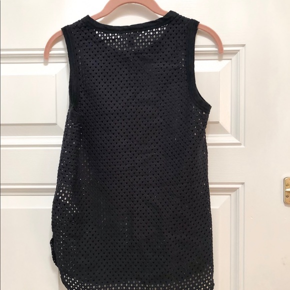 Banana Republic Black Mesh Pocket Tank XS! - Picture 6 of 6